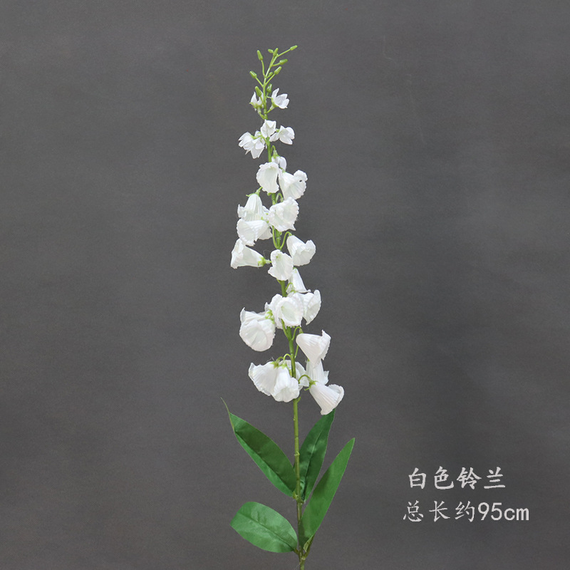 Material de flor de boda blanco brumoso artificial Misty Wedding Hall decoración camino plomo arreglo de flores techo flor artificial Flor de plástico