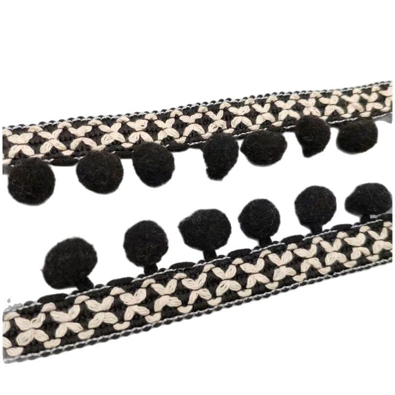 ����ֱ�� ����ë��diy ˫ɫ������Ứ�ߵ�ë�򻨱߼ҷĴ���װ��