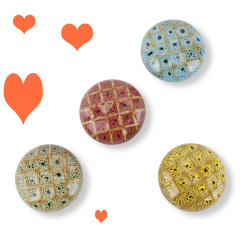 批發豹紋宮格陶瓷拉手櫃門把手家具衣櫃拉手實木圓形抽屜拉手單孔