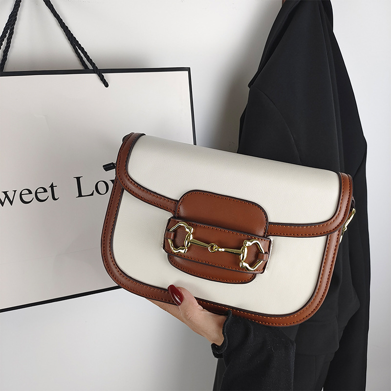 Small Saddle Women's 2023 New Light Luxury Network Red Fashion Versatile One Shoulder Crossbody Bag Tide_voghion.com