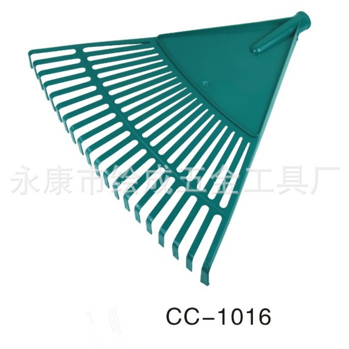 厂家直供20齿塑料草耙 园艺工具 园林工具落叶耙