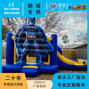 Cross-Border Customized Outdoor Commercial Inflatable Castle Children's Playground Inflatable Castle Outdoor Iron Man Inflatable Trampoline