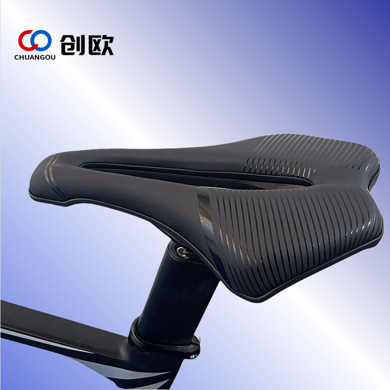 Cojín de bicicleta PU hueco sillín de bicicleta diseño de ranura sillín de bicicleta de montaña asiento de bicicleta