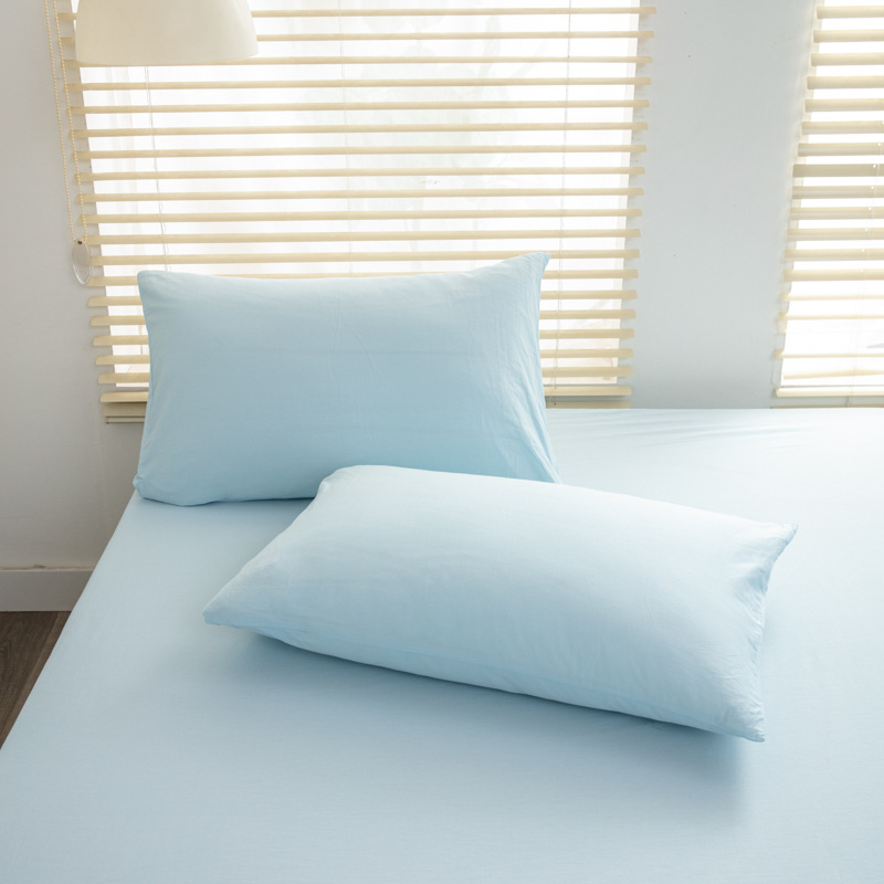 Cuerpo de almohada de lavado japonés de algodón 40 cubas de almohada de piel de algodón un par de cubas de almohada de twill