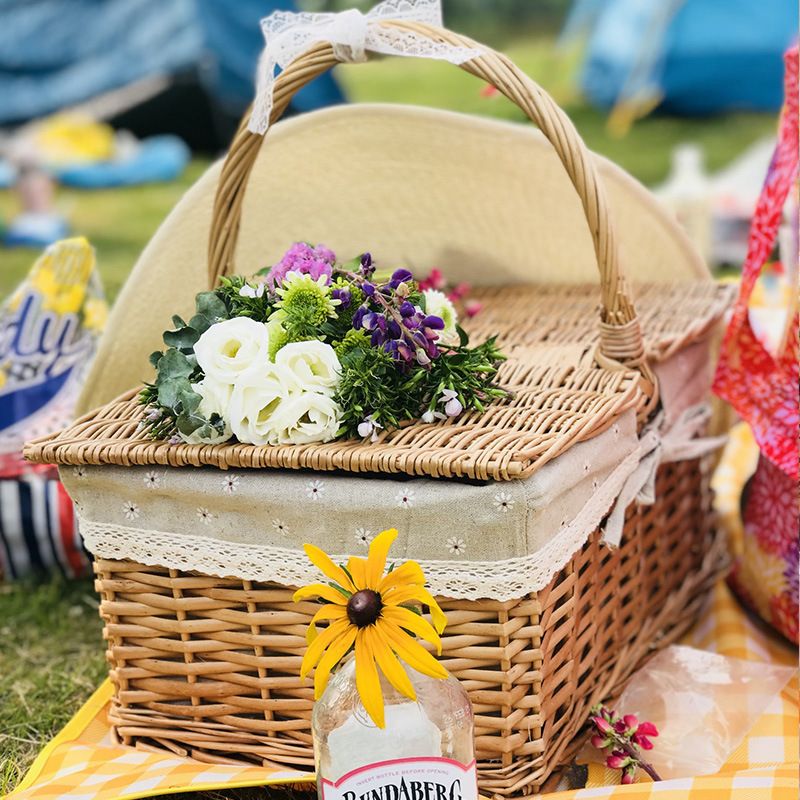 Paño de copo de nieve con tapa