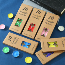 10只装圆形铝壳茶蜡 求婚浪漫表白摆图蜡烛ktv酒店煮茶保温小蜡烛