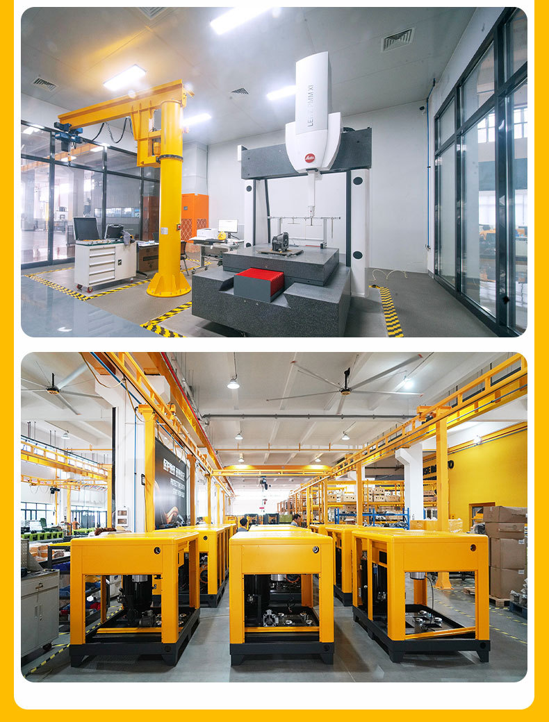 Junfeng Auto Repair Specialized Permanent Magnet Variable Frequency Screw Type Air Compressor 11Kw16Kg Integrated Energy-Saving Air Compressor