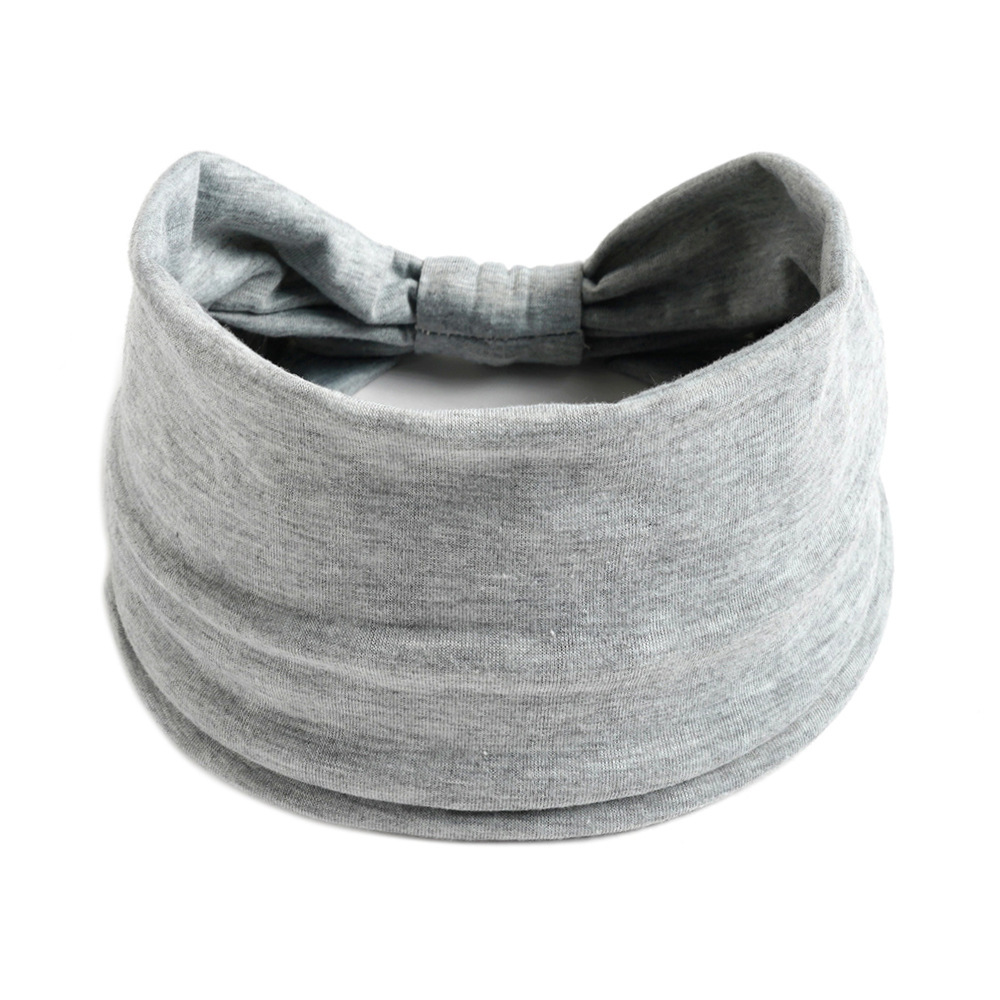 Yoga europeo y americano lavar la cara correa de cabello para mujeres cubrir el borde amplio turbante de cabello blanco protector de cabello transpirable frente cubierta banda de cabello absorción de sudor