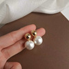 Small design earrings from pearl, trend of season, light luxury style, 2023 collection, city style, wholesale