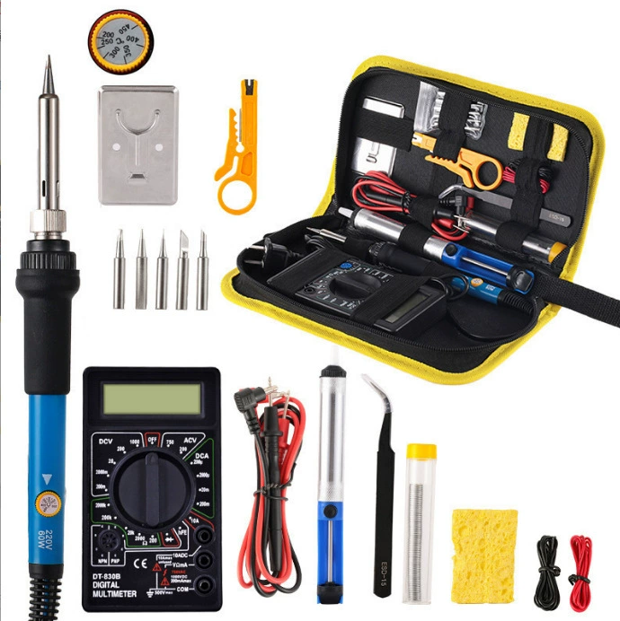 Набор термостатического электрического паяльника с регулируемой температурой 60W Европейская регулировка/английская/американская сварочная машина для сварки внутреннего тепла электрическое железо