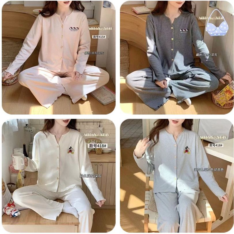 Transfronterizo mayorista invierno de terciopelo cardigan de cuello V para jóvenes gruesas calentamiento pijamas de invierno de mujer ropa de casa