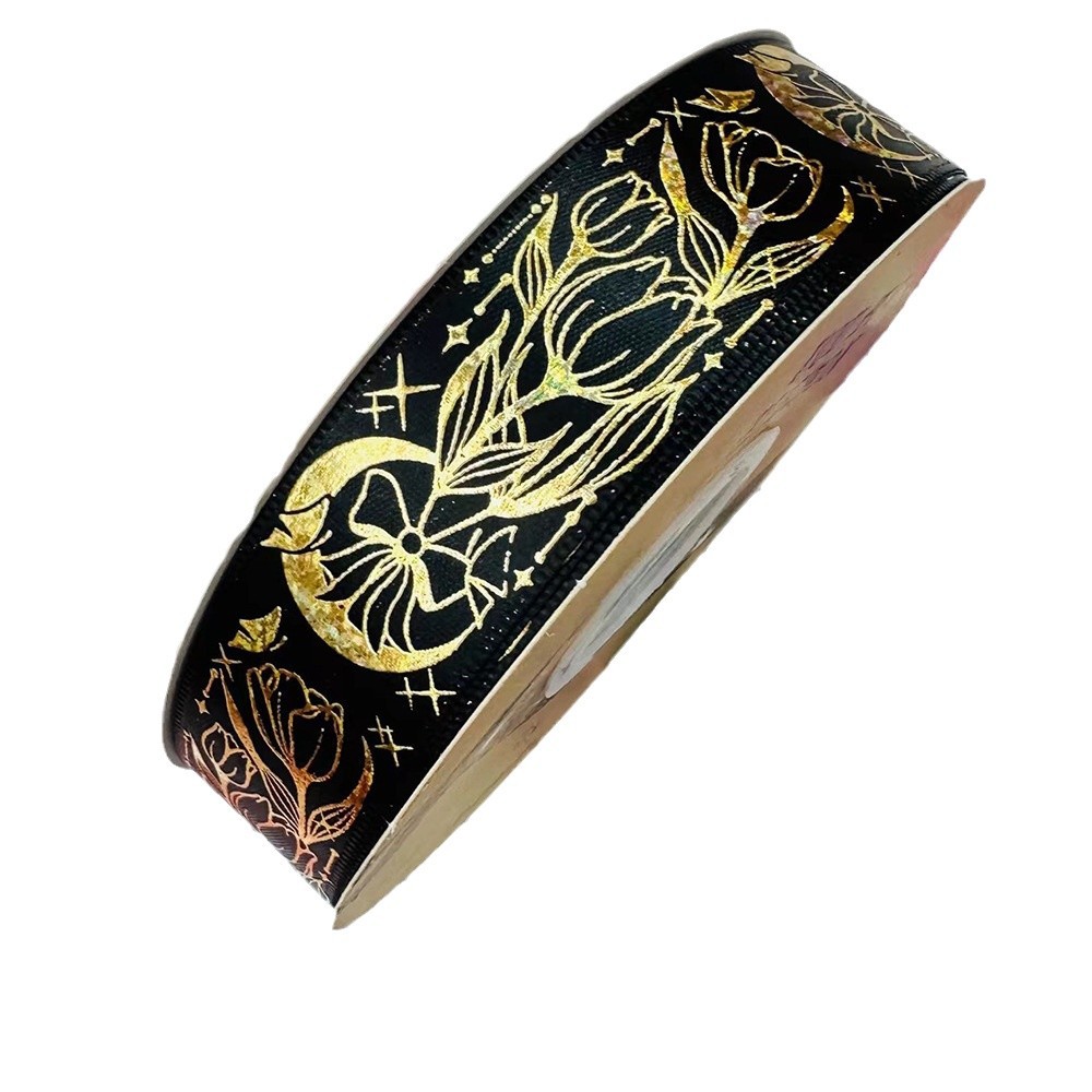 [Shangxin] Lanzamiento de barras de oro de cinta Lolita hecha a mano tulipanes luna arco cinta al por mayor