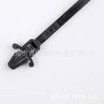 尼龙扎带2.5*100mm 插销式扎带 束线扎带捆扎飞机头插销扎带