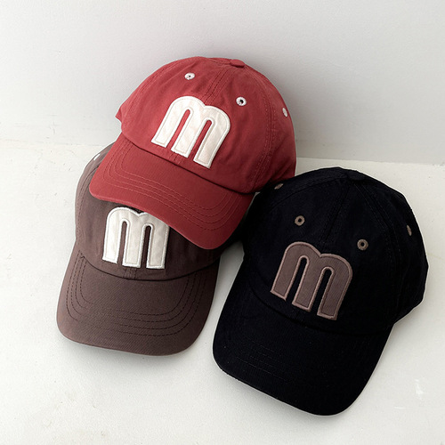 PS2225 children's hat spring and autumn baseball cap Korean version baby trendy boys and girls thin sun protection children's sunshade
