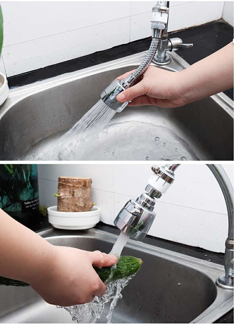 Faucet splash preventer extension device, pressurized shower head splash preventer, household kitchen faucet universal head bubble generator undefined