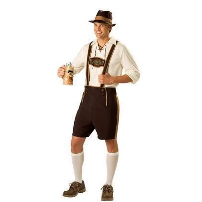 Костюм для Октоберфеста в Мюнхене, немецкий баварский мужской костюм для пивной вечеринки, костюм для немецкого Октоберфеста