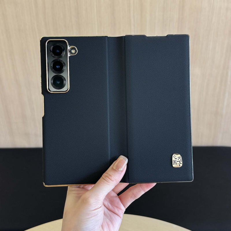 适用三星W25双中轴心系天下手机壳FOLD6磁吸翻盖皮套ZFOLD7保护套|undefined