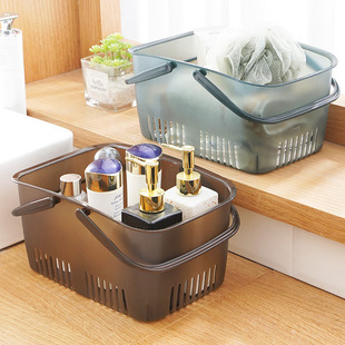 YT 6063 Handbathing Basket Basin Bath Basket Plastic Bath Bashing Blue bathroom Storage Basket Basin Basin
