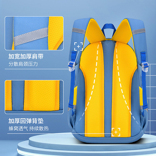 Sesame Baby New Primary School Cartoon School Bag Light Casual Girls Backpack Backpack for Boys Grades 1-3-6