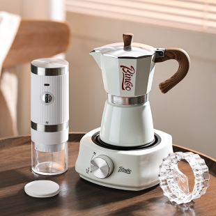 Bincoo Coffee Moka Pot Household Electric Ceramic Stove Coffee Pot Set Small Espresso Coffee Machine