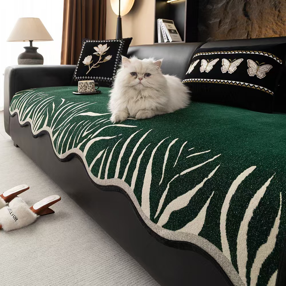 Retro Special-Shaped Sofa Cushion, Universal Anti-Slip Sofa Cover for All Seasons, 2026 New Straight Sofa Cover Cloth Cover