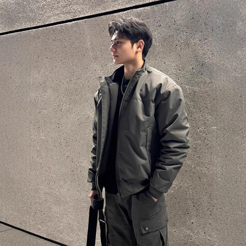 American Tactical Three-Proof Jacket, Cotton Jacket, Men's Winter Quilted Thickeneded Outdoor Jacket, Hardcore Urban Style Jacket