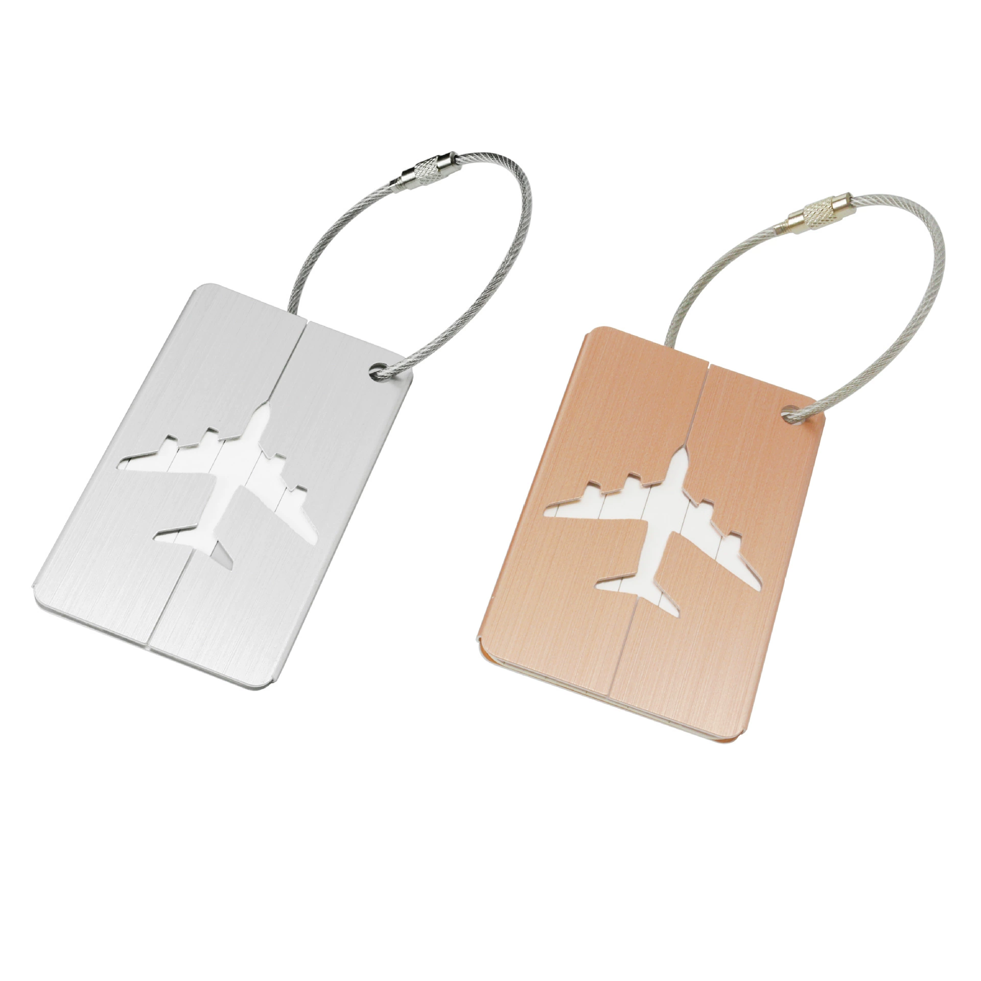 Спот алюминиевый сплав багажная бирка металлический самолет полый багажная бирка оптовая поддержка logo