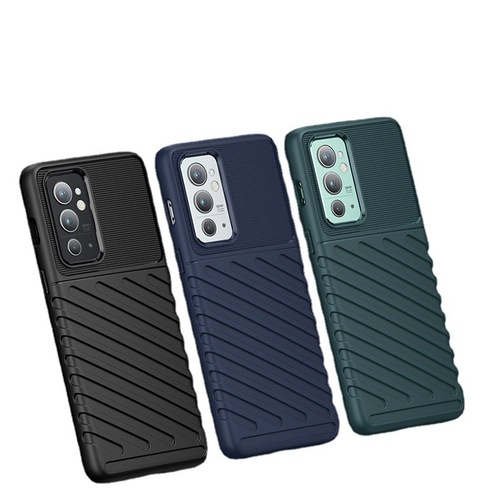 Applicable to OnePlus 9RT phone case, OnePlus 9RT phone shell silicone thunder thick anti-fall full cover soft case 1+