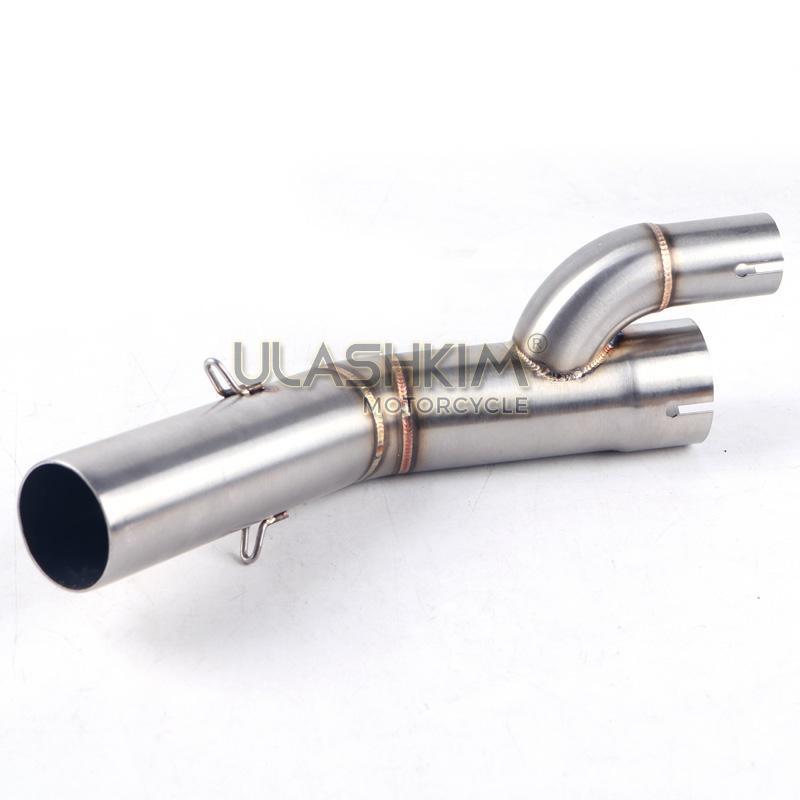 Motorcycle Sports Car Modified Exhaust Suitable for Bmw S1000Rr 304 Stainless Steel Mid-Section Exhaust Pipe