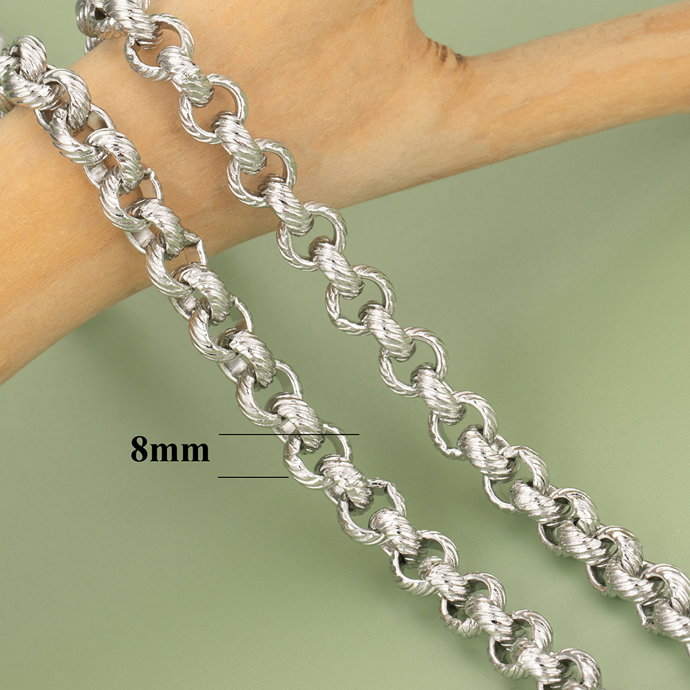 Geometric Pattern 1 Piece Copper Cable Chain Chain Chain Simple Style Geometric