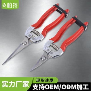 不锈钢果树修枝剪水果蔬菜采摘剪多功能盆景花卉修枝剪园艺剪刀