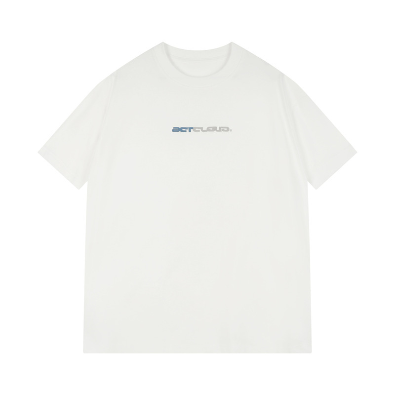 Lu Xiaohu 夏発泡プリント半袖 Tシャツメンズトレンディな通気性速乾性クールソロナスポーツトップ|undefined