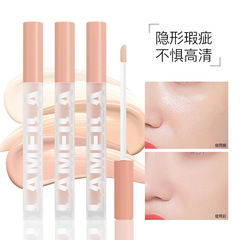 Concealer for Facial Spots, Acne Marks, and Skin Tone—Long-Lasting Cream Pen with Brightening Effect, Lightweight Formula That Stays Put Without Creasing or Flaking.