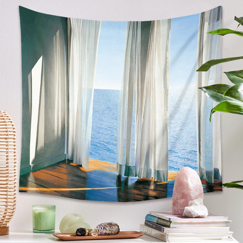 Fashion Window Scenery Painting Decoration Tapestry Wholesale Nihaojewelry display picture 22