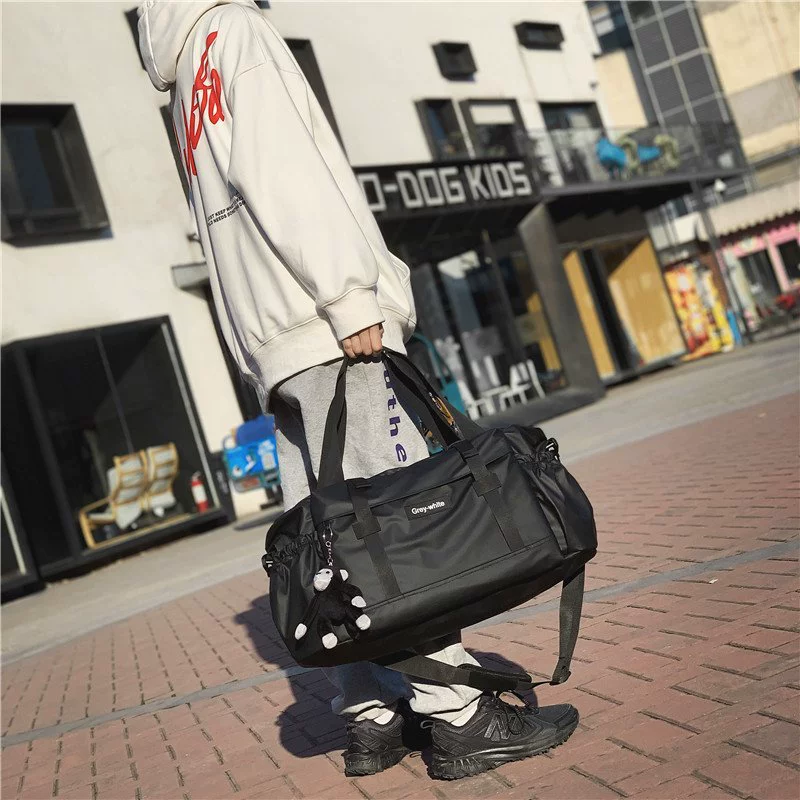 Мужская дорожная сумка в корейском стиле Amazon, легкая портативная дорожная сумка для деловых поездок, спортивная сумка для фитнеса большой вместимости