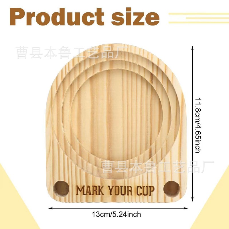 跨境木质纸杯收纳架桌面咖啡厅一次性杯子取杯器家用客厅纸杯支架|undefined