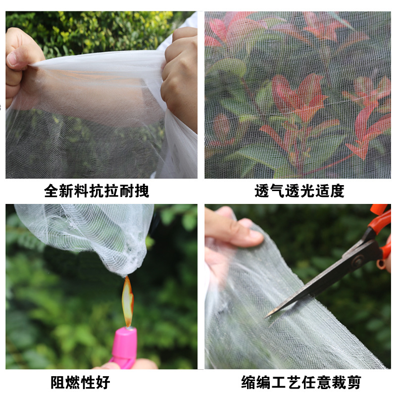 跨境大棚专用防虫网农用蔬菜果树保护网养殖围网加密可裁剪防虫网