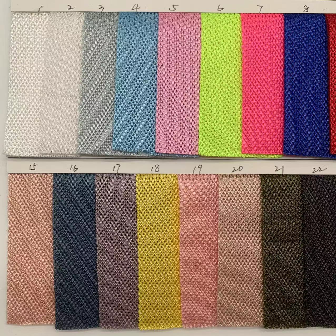 现货三明治 细网眼布 透气鸟眼布 鞋材箱包汽车坐垫三文治