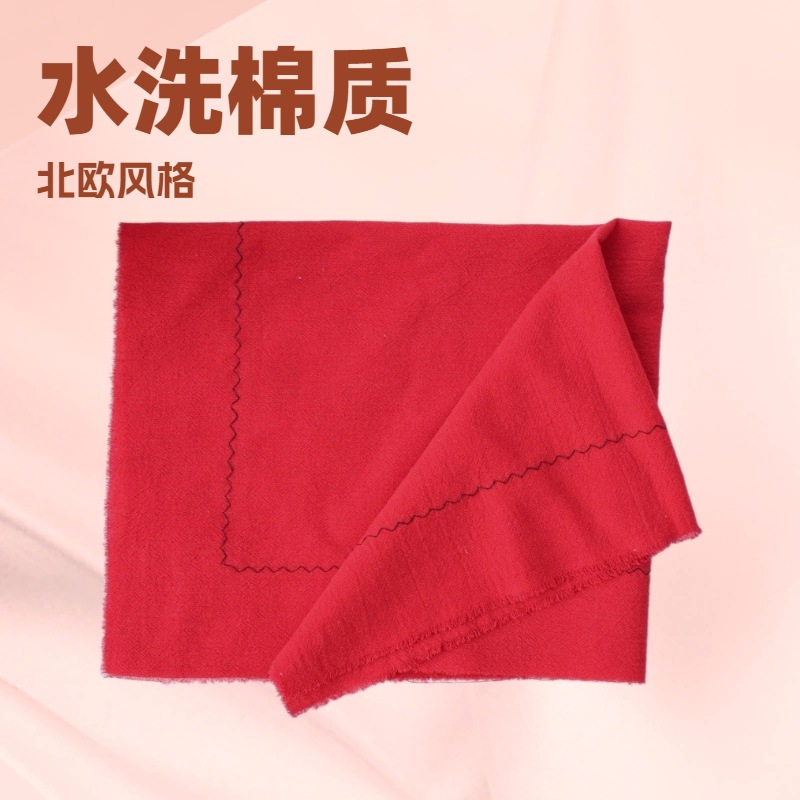 Tece servillas de algodón lavado con agua arena lavado bucal tela almohadilla de mesa almohadilla de fondo de tiro servillas de té transfronterizas servillas ligeras lujosas