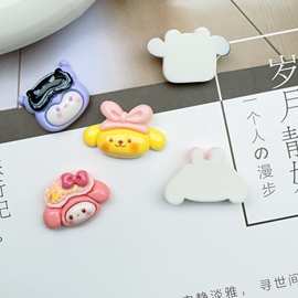 三丽鸥亮面树脂配件 diy奶油胶手机壳收纳盒头饰包包洞洞鞋冰箱贴