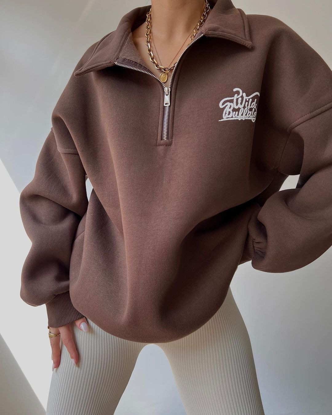 2024 New plush printed long sleeved pullover sweater with autumn and winter versatility_voghion.com