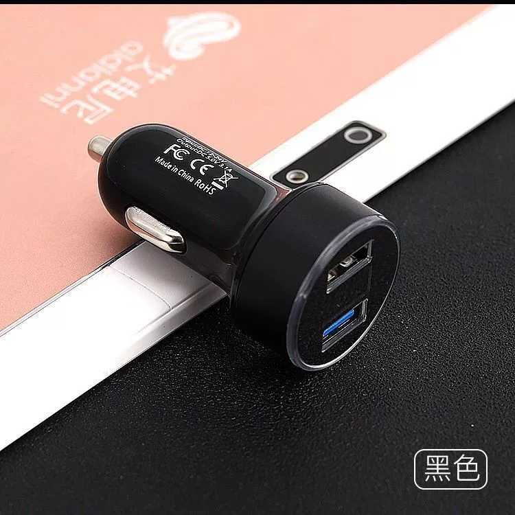 Car USB Charger 3.1A with Digital Display (4U) — Dual USB Fast Charge, PD/QC Options