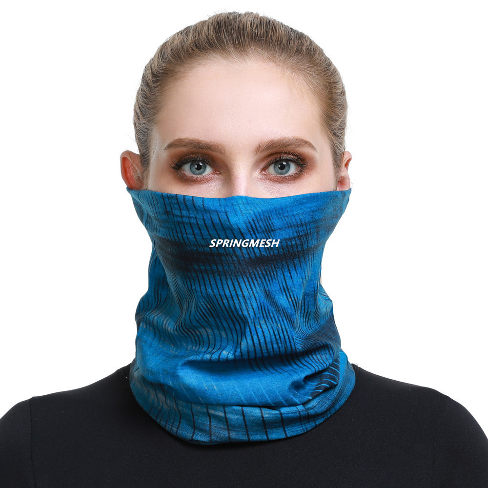 Outdoor sun protection and UV protection face mask for men and women, breathable neck protector, cycling neck gaiter, seamless magic headscarf