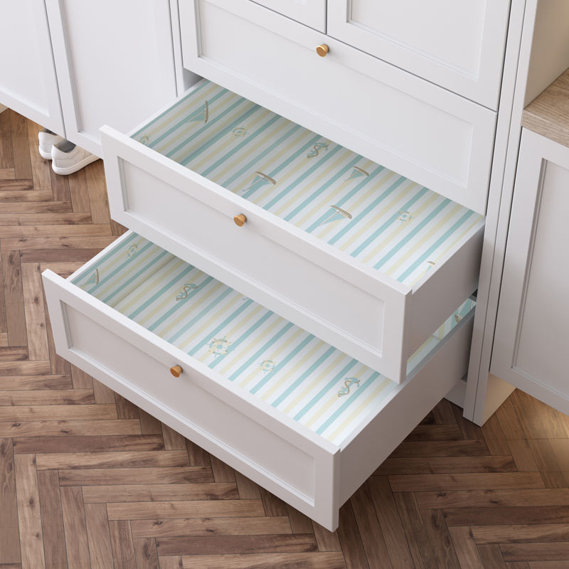 抽屉贴纸自粘鞋柜衣柜防尘贴膜厨房橱柜柜子桌面防水防油防潮纸