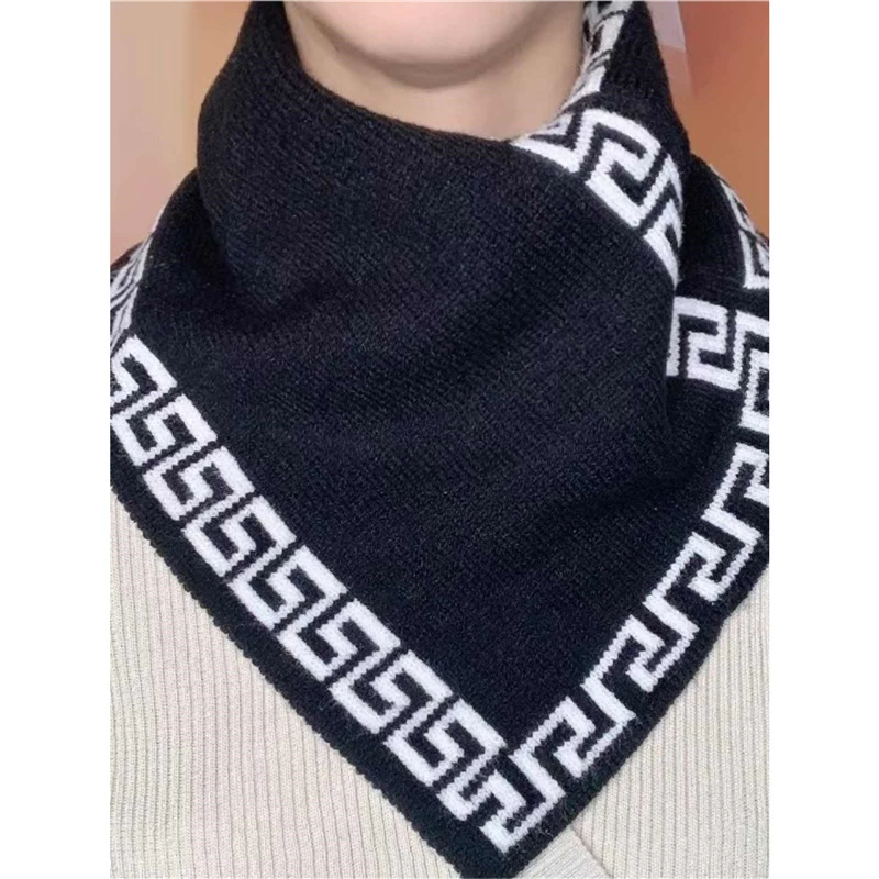 Демисезонная теплая шарф-подбородник, универсальный false collar для мужчин и женщин, с защитой шеи