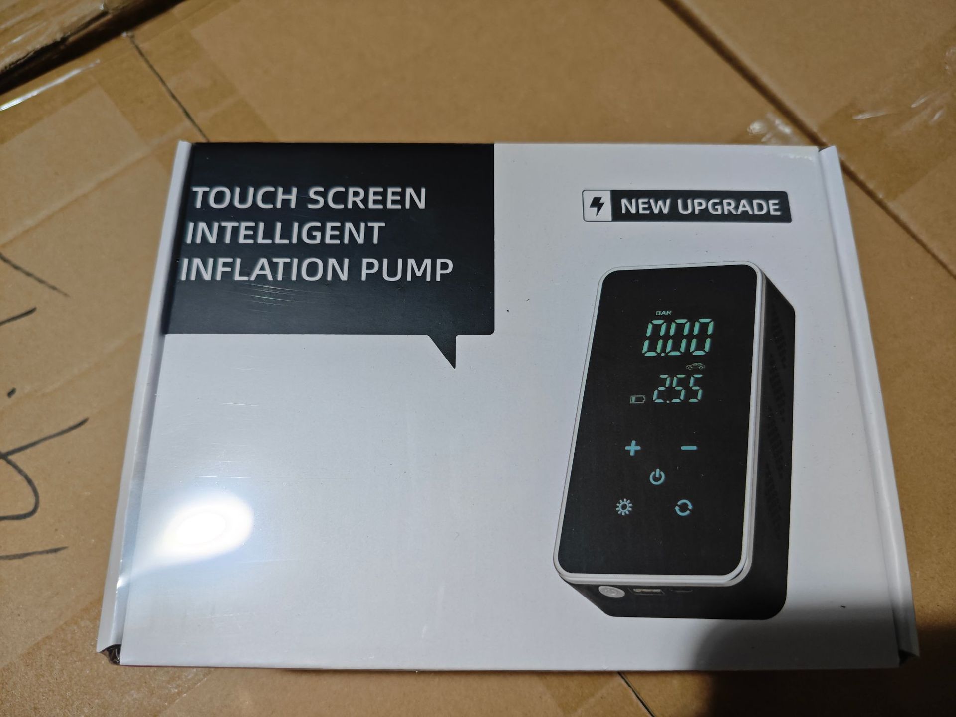 [1715] New Portable Car Air Pump with Digital Display for Inflating Car Tires, Mini Tire Inflator for Cars