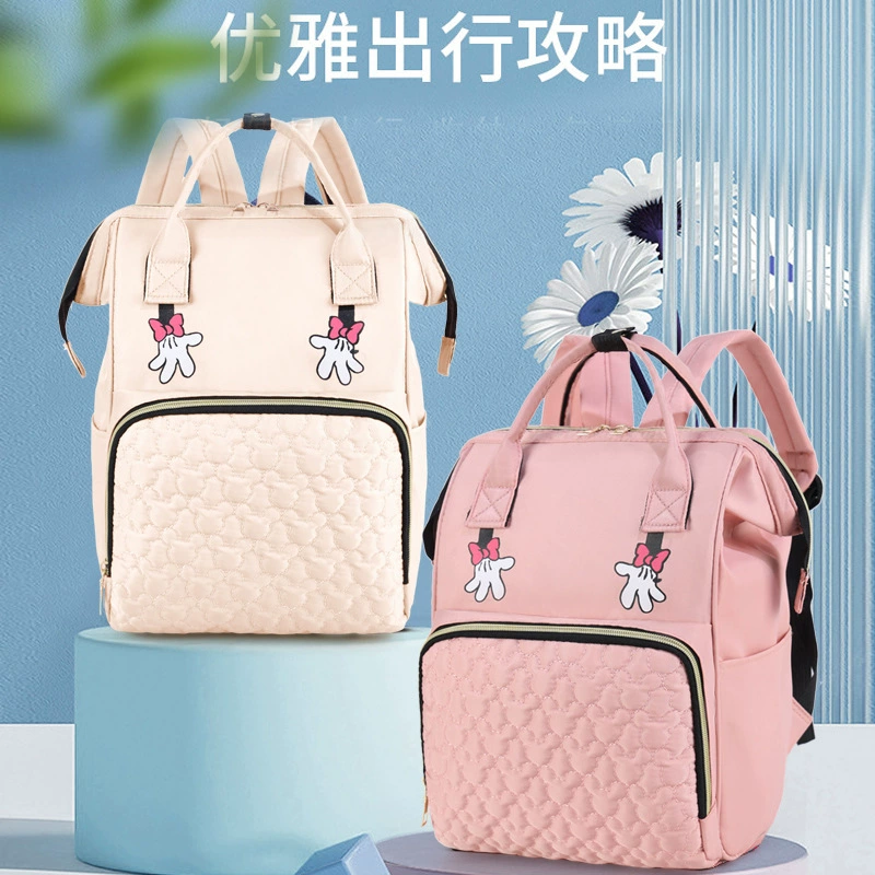 Модная сумка для мумии трансграничная Новый многоцелевой рюкзак для мумий большой емкости Сумка для хранения мамы и ребенка