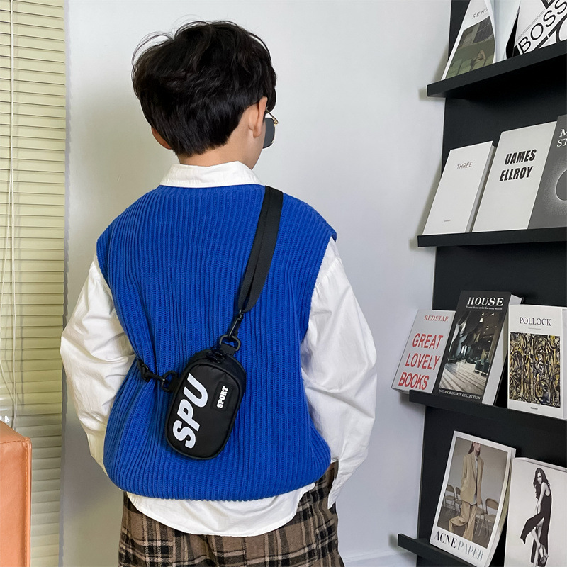 Estilo coreano bolsa de mensajero de los niños mini Moda fresco bebé cambio pequeño bolso estilo occidental estilo deportivo Niños Accesorios bolsa