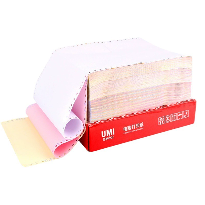 Бумага для компьютерной печати Anxing, двусторонняя, двусторонняя, трехсторонняя, четырехсторонняя, цветная бумага для печати иглой, заказ доставки оптом