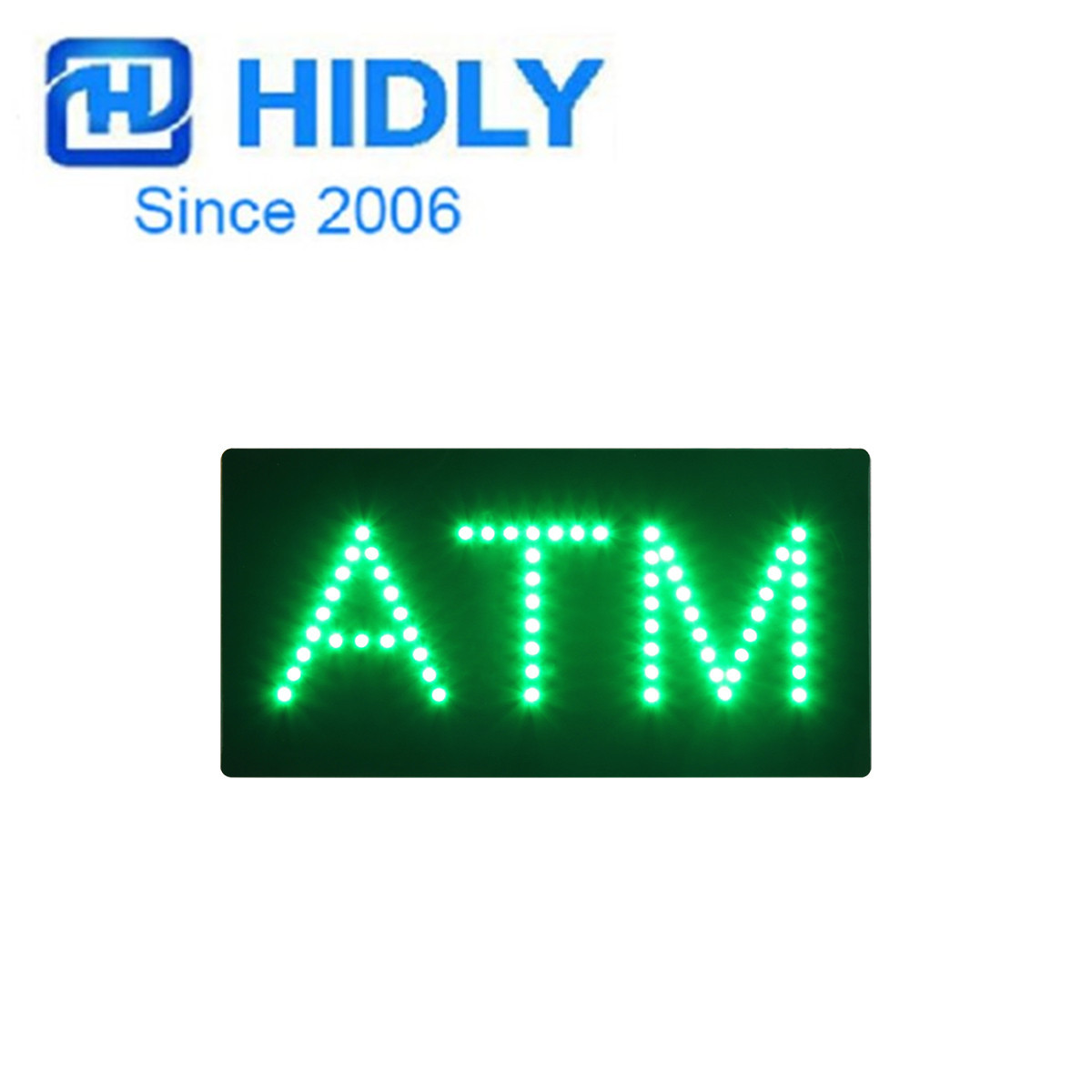 CE认证小型LED ATM sign 高亮炫彩ATM 发光字灯箱24小时ATM sign